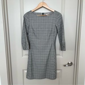 Plaid Houndstooth Dress